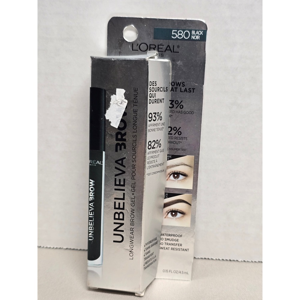 L'Oreal Unbelieva Brow 580 Black Gel Waterproof